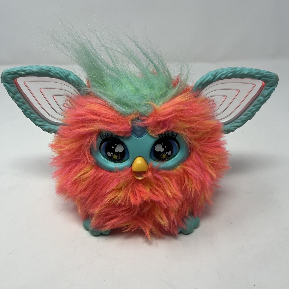Furby Coral Interactive Plush Toy Hasbro 2023 Tested Works